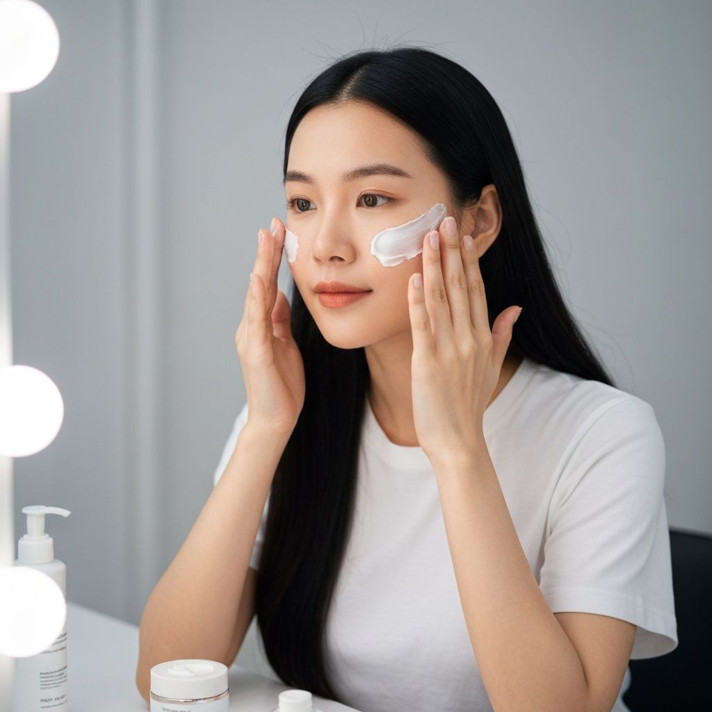 Daily skincare routine